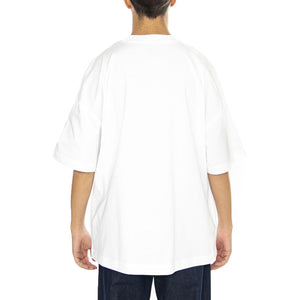 S/S Body Of Work T-Shirt White / Black - Maglietta Girocollo Uomo Bianca I034042.00AXX  CARHARTT WIP 
