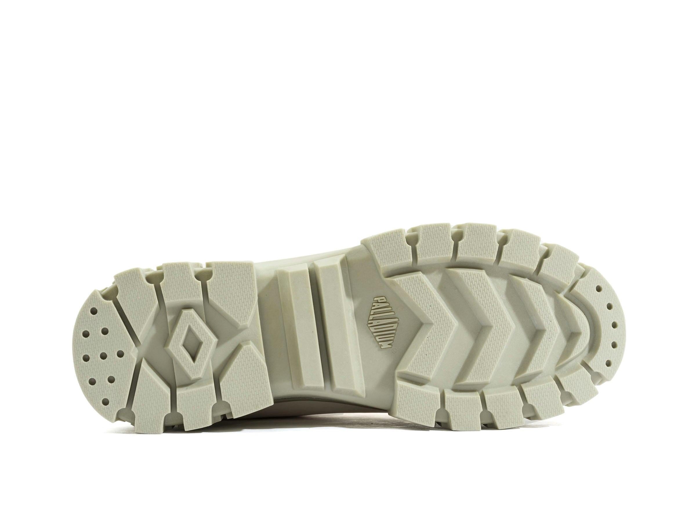 Revolt Boot Overcush Almond Milk - Scarpe Stringate Profilo Alto Donna Bianche PAS98863-175-M  PALLADIUM 