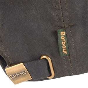 Wax Sports Cap Olive - Cappellino con Visiera Marrone FW22-MHA0005-OL71 . BARBOUR 