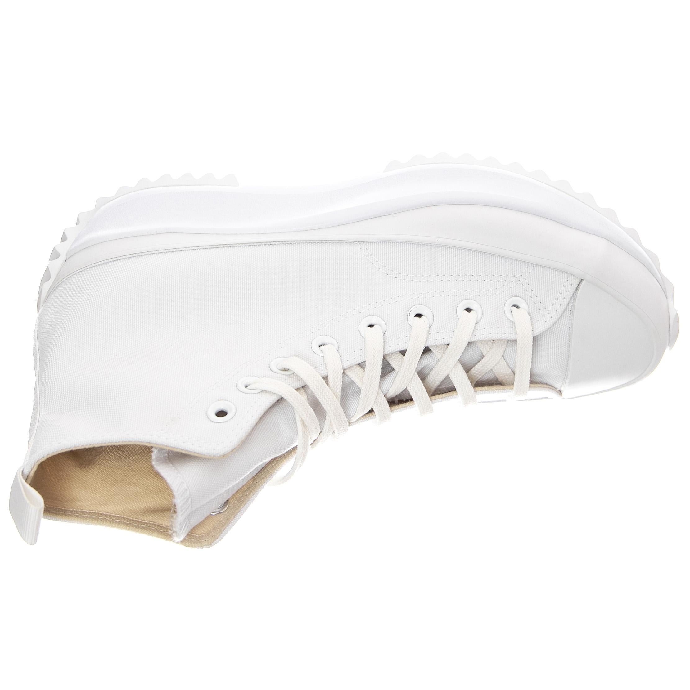 Run Star Hike Shoes - White / White / White - Scarpe Stringate Profilo Alto Uomo Bianche UK 9 170777C-184  CONVERSE 