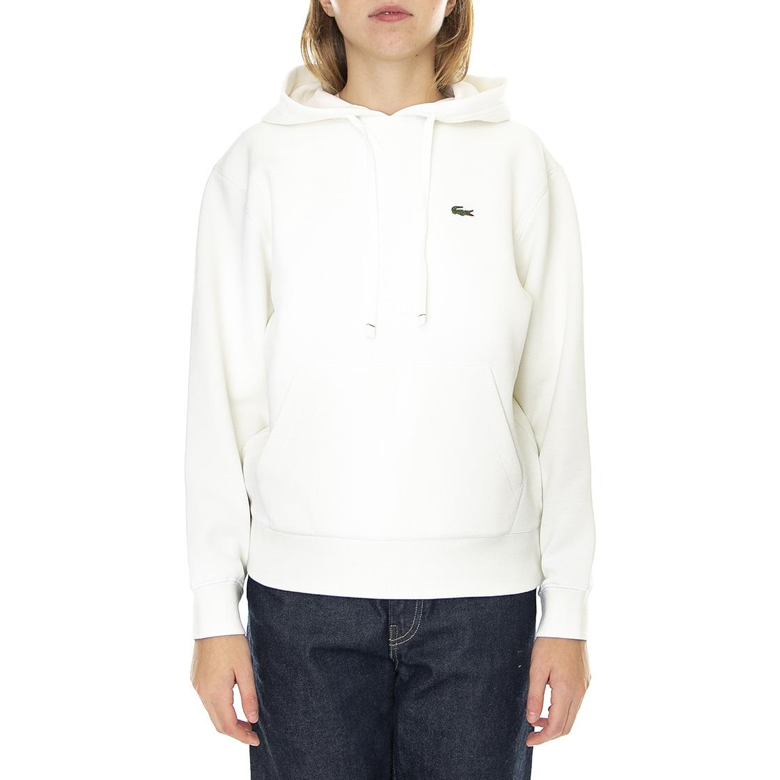 Sweatshirt-70V - Felpa con Cappuccio Donna Bianca SF7099-70V  LACOSTE 