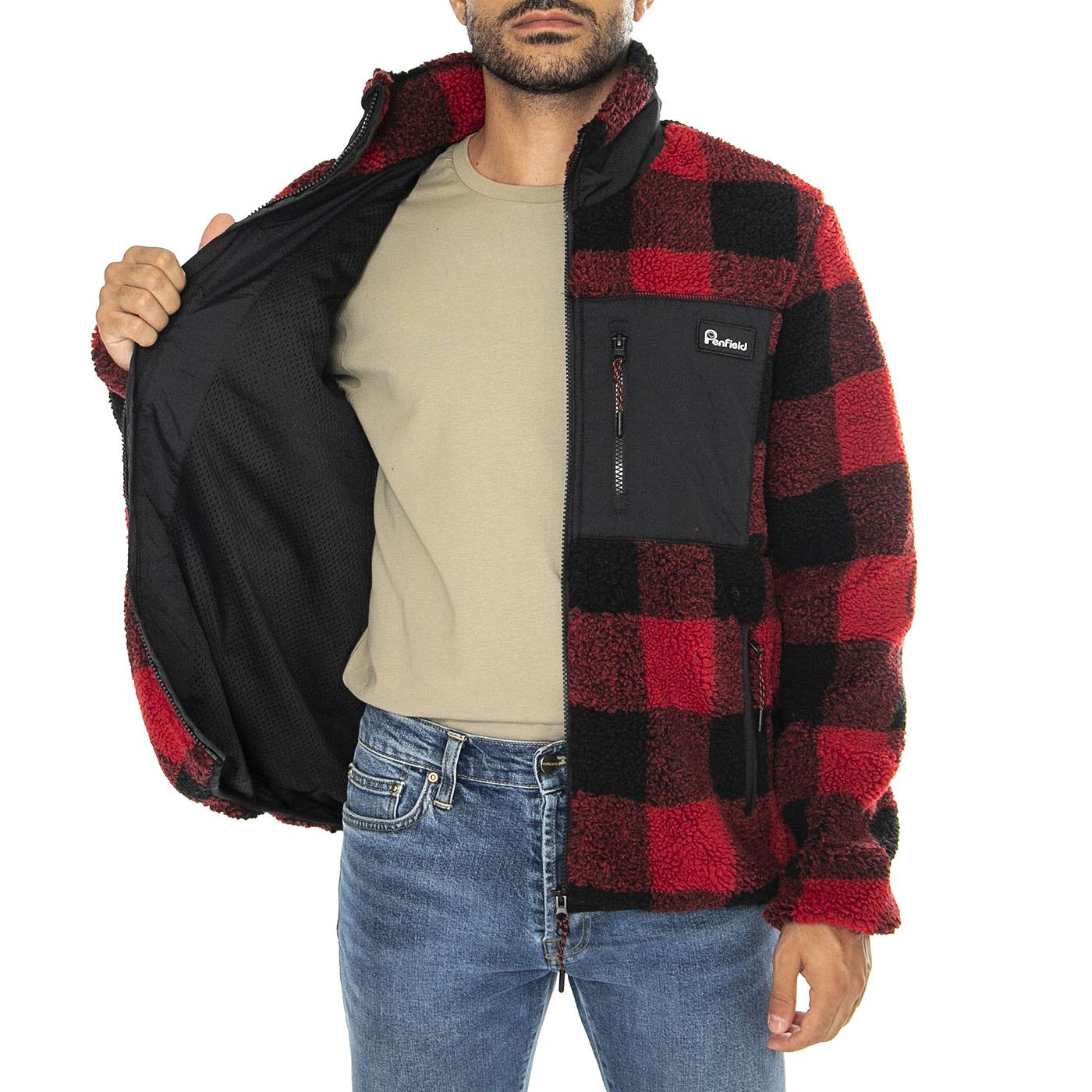 The Checked Mattawa Jacket Black - Giacca Uomo Multicolore PFD0246-023  PENFIELD 