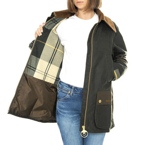 Allerston Wax Archive Olive / Beach / Ancient - Giacca Donna Verde LWX1396-OL99 . BARBOUR 