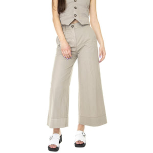 W' Pantalone Gres 311SD25012 - Pantaloni Donna Begie 311SD25012-S2247  ALESSIA SANTI 