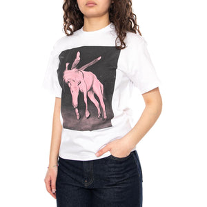 W' S/S Sean Hamilton T-Shirt White - Maglietta Girocollo Donna Bianca I036393 02XX CARHARTT WIP 