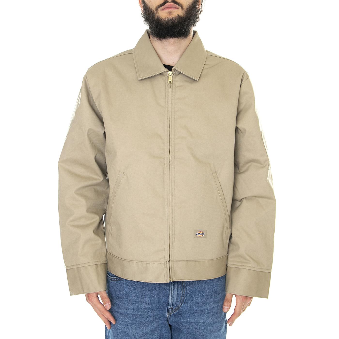 Lined Eisenhower Jacket Rec Khaki - Giacca Invernale Uomo Beige DK0A4XK4KHK1  DICKIES 