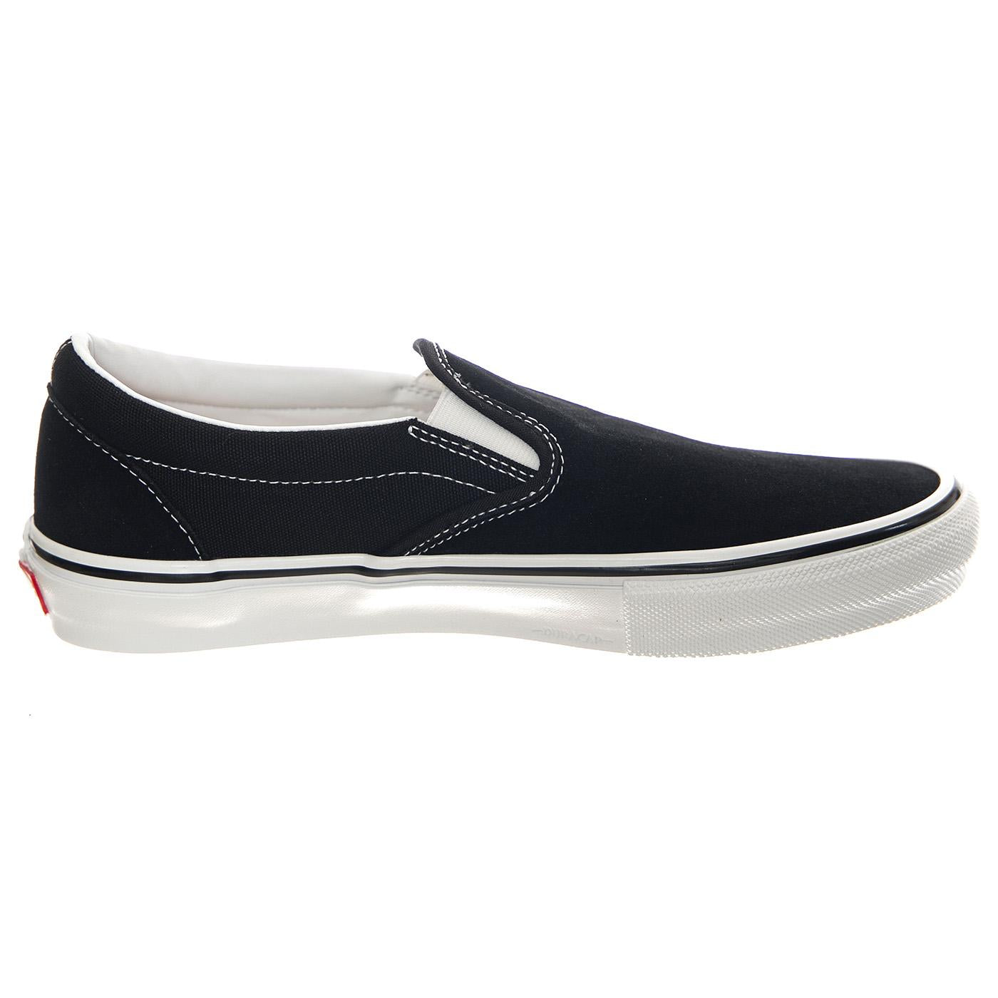 Skate Slip-On Black / White - Scarpe Profilo Basso Uomo Nere VN0A5FCAY28  VANS 