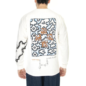 Kumo TS LS Whisper White - Maglietta Maniche Lunghe Uomo Bianca I031908.WHW.67.  EDWIN 