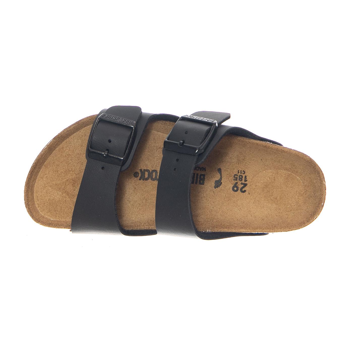Arizona Kids Birko Flor Narrow Fit Black - Sandali Bambino Neri 555123 BLK BIRKENSTOCK 