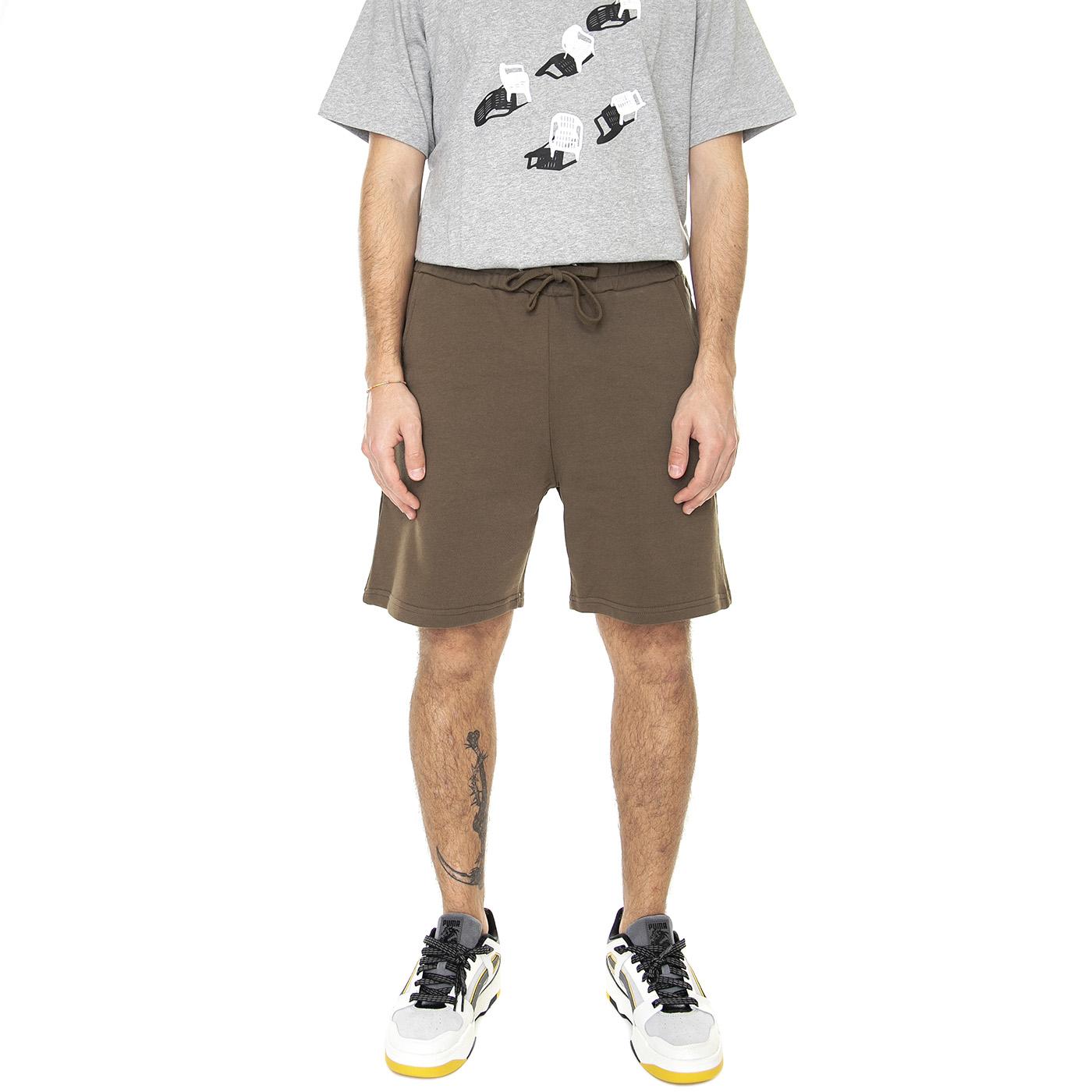 Organics Jogger Short Organic Mud - Bermuda Uomo Verdi 106365-629  ALPHA INDUSTRIES 