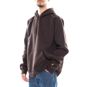Hooded Chase Sweat Tobacco / Gold - Felpa con Cappuccio Uomo Marrone I033661.00WXX . CARHARTT WIP 