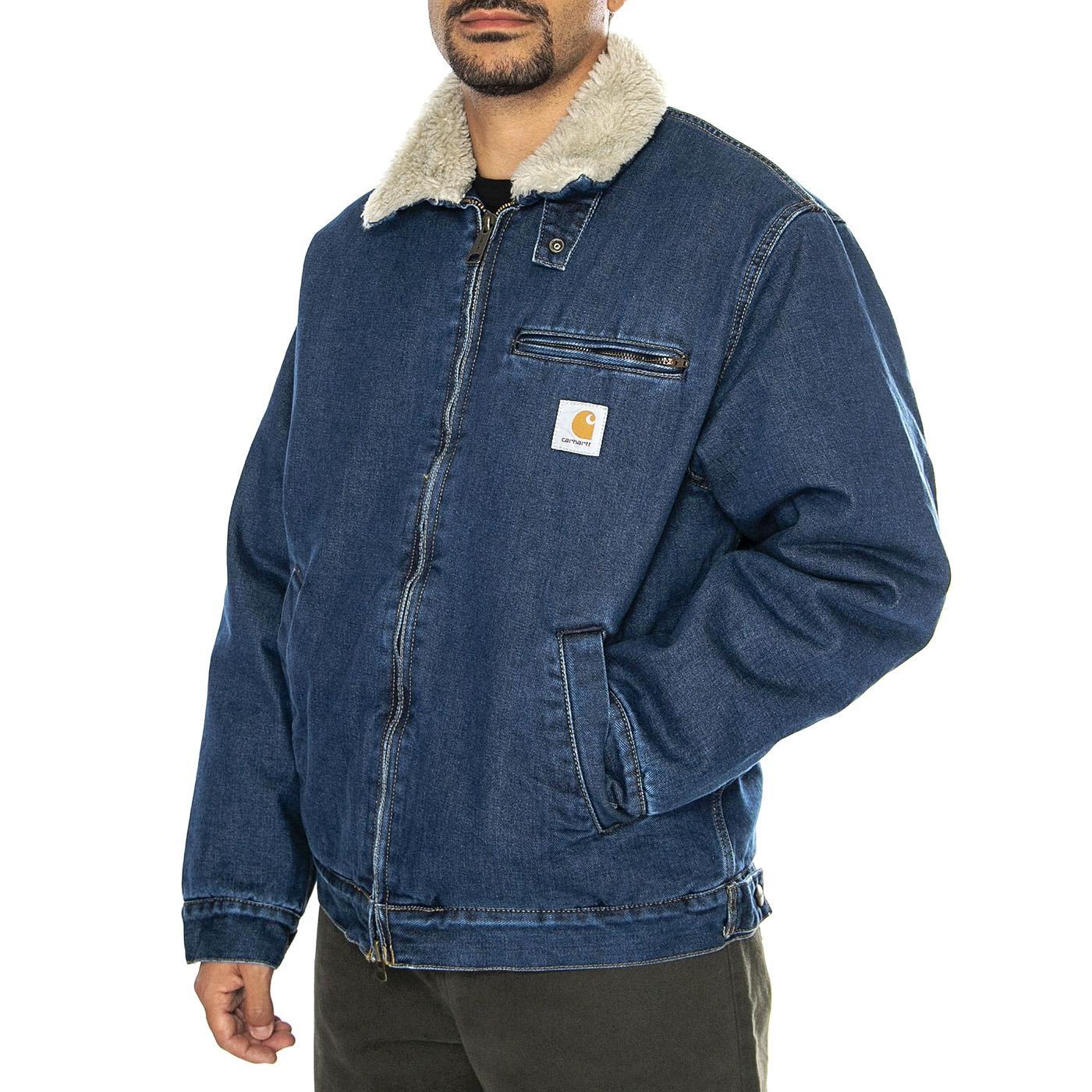 Herald Jacket Blue / Wall stone washed - Giacca Uomo Denim Jeans Blu I033765.2JR06  CARHARTT WIP 
