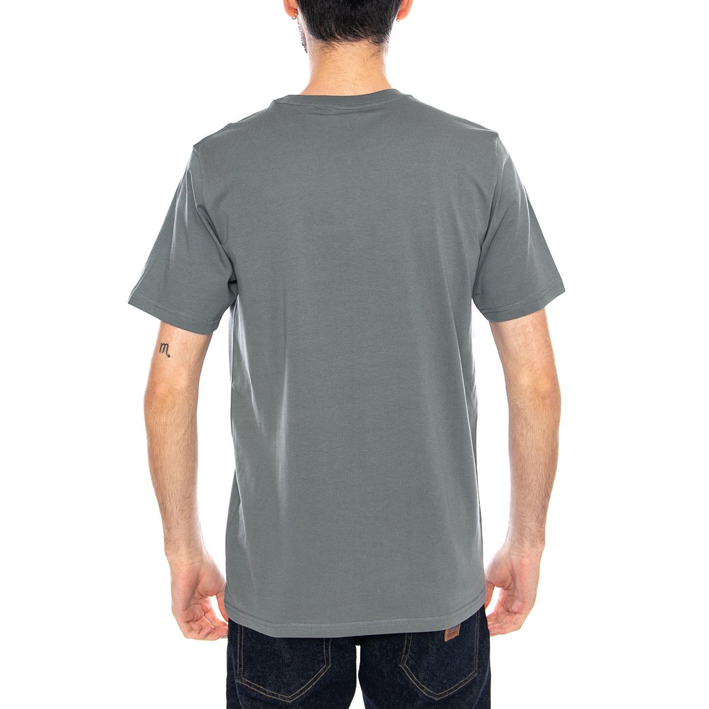 S/S Pocket T-Shirt Velvet Green - Maglietta Girocollo Uomo Verde I030434 3GDXX CARHARTT WIP 