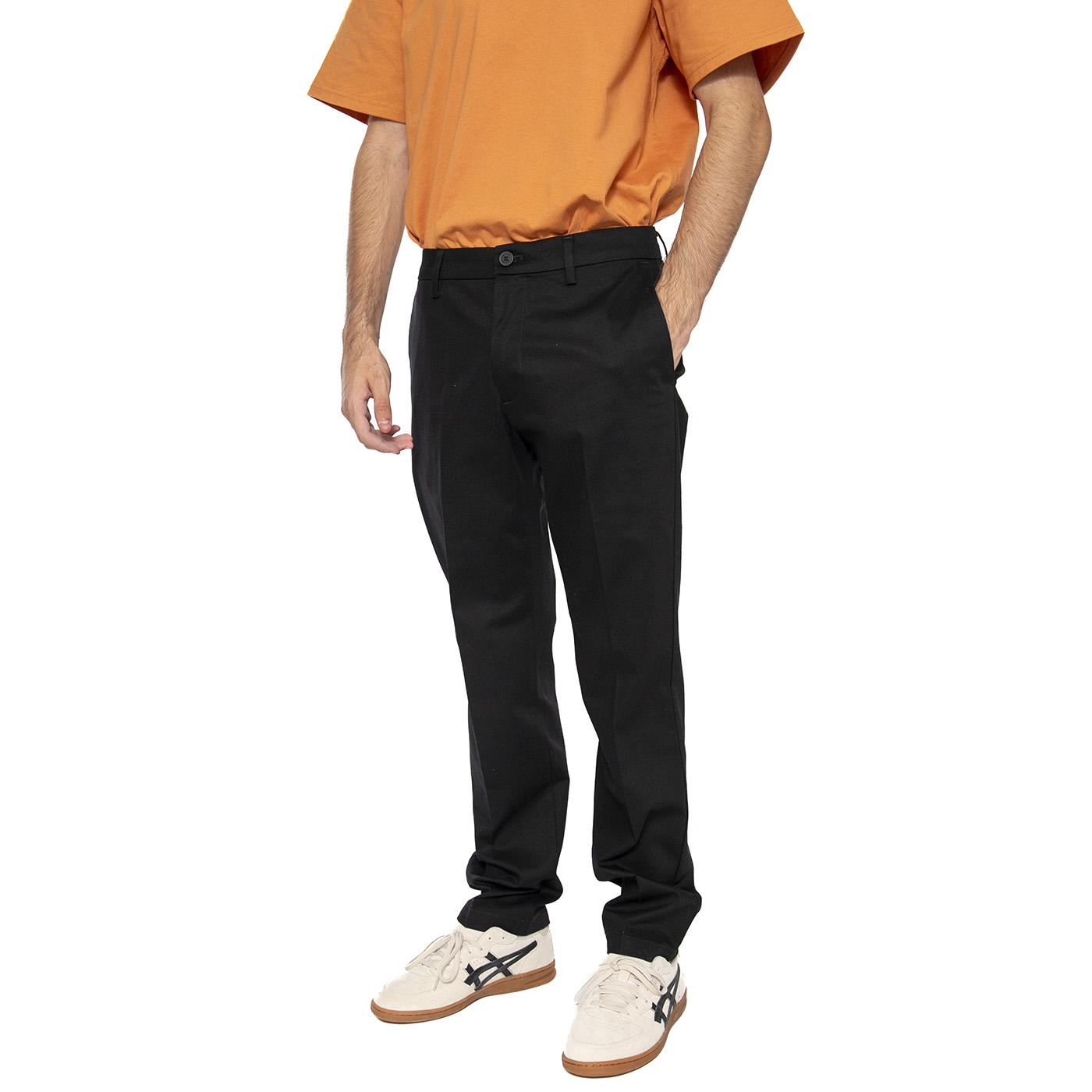 Docker Signature Stain Defender Beautiful Black - Pantaloni Uomo Neri A5209-0001  DOCKERS 