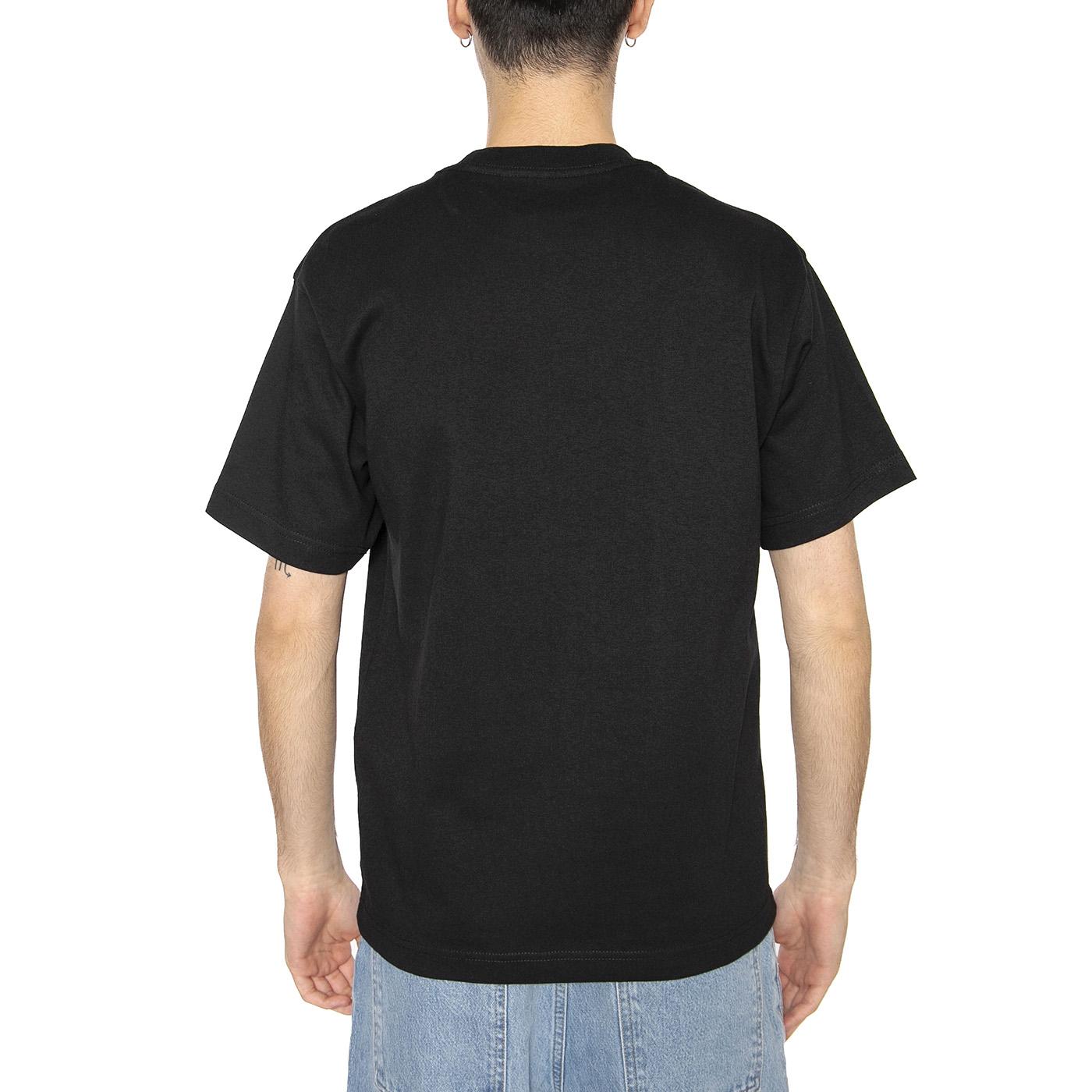 Left Chest II Loose SS Black - Maglietta Girocollo Uomo Nera VN000P1PBLK1  VANS 