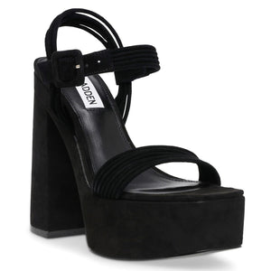 Pin-Up Rose Suede - Sandali Donna Neri SMSPIN-UP-BLA  STEVE MADDEN 