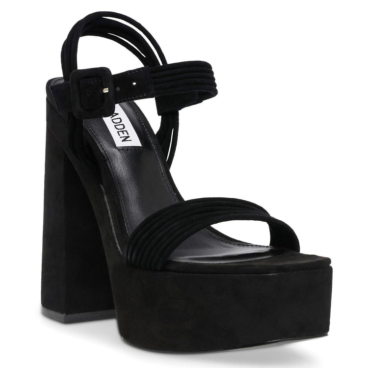 Pin-Up Rose Suede - Sandali Donna Neri SMSPIN-UP-BLA  STEVE MADDEN 