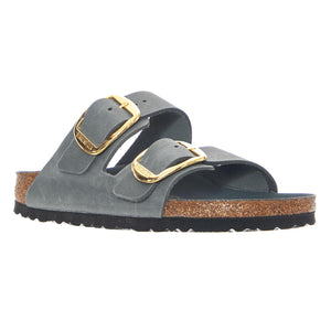 Arizona Big Buckle HEX Oiled Leather Narrow Fit Basalt Gray - Sandali Donna Grigi 1032071 BSG BIRKENSTOCK 