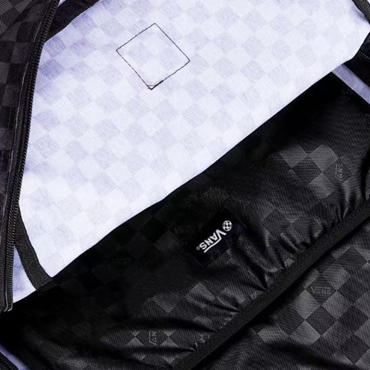 Old Skool Check Backpack Black / Charcoal - Zaino Nero / Grigio VN000H4X BA51 VANS 