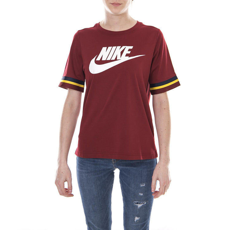 W NSW TOP SS TXT FRM TEAM RED/SAIL 105527_4  NIKE 