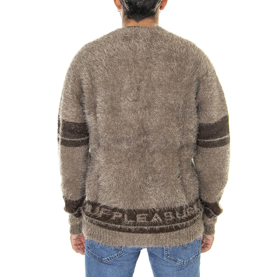 Outro Cardigan Brown - Cardigan Uomo Marrone KN00380-BROWN  HUF 