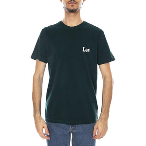 SS Smal Logo Tee Jade Forest - Maglietta Girocollo Uomo Verde Scusro 112370501  LEE 