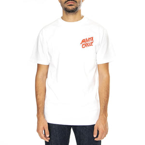 Meek Concrete Slasher XL White - Maglietta Girocollo Uomo Bianca SCA-TEE-11662  SANTA CRUZ 