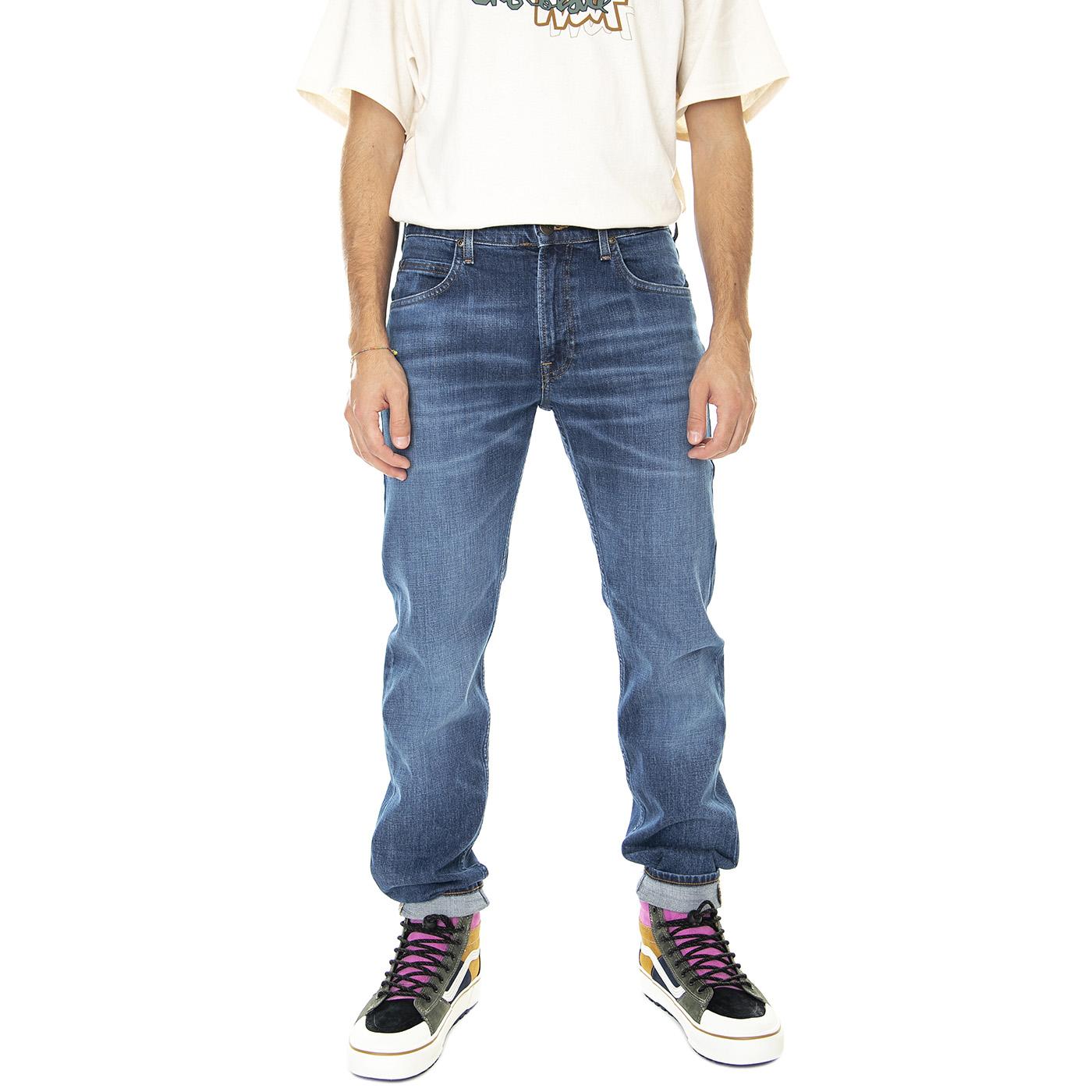 Rider Worn From Raw-L701KNHD - Pantaloni Denim Jeans Uomo Blu 112321976  LEE 