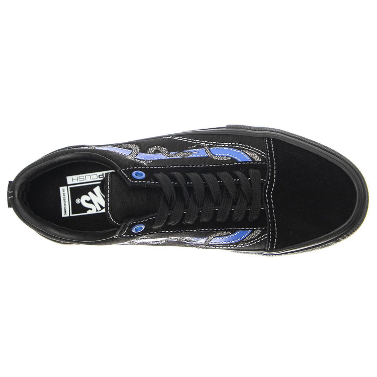 MN Skate Old Skool Breana Geering Blue / Black - Scarpe Stringate Profilo Basso Uomo Nere VN0A5FCBY401  VANS 