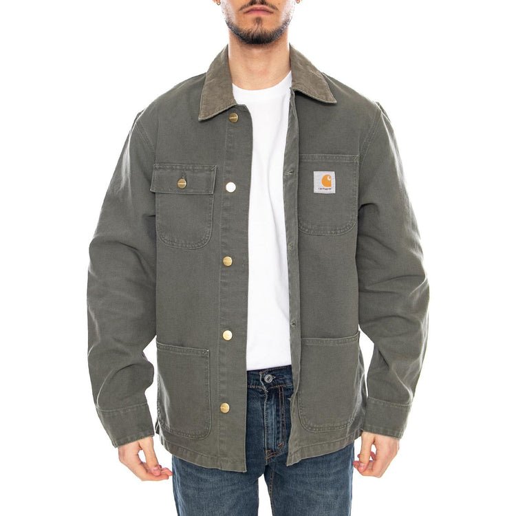 Michigan Coat Leaf / Leaf - Giacca Uomo Verde I034787 3MA4O CARHARTT WIP 