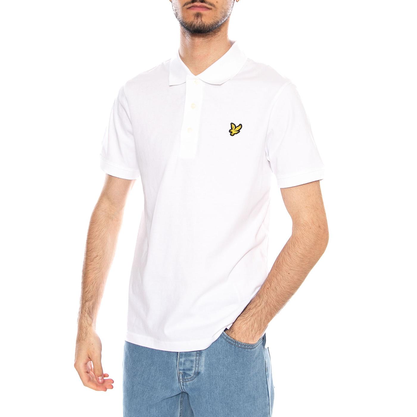 Jersey Polo Shirt White - Polo Uomo Bianca SP1890V 626 LYLE & SCOTT 