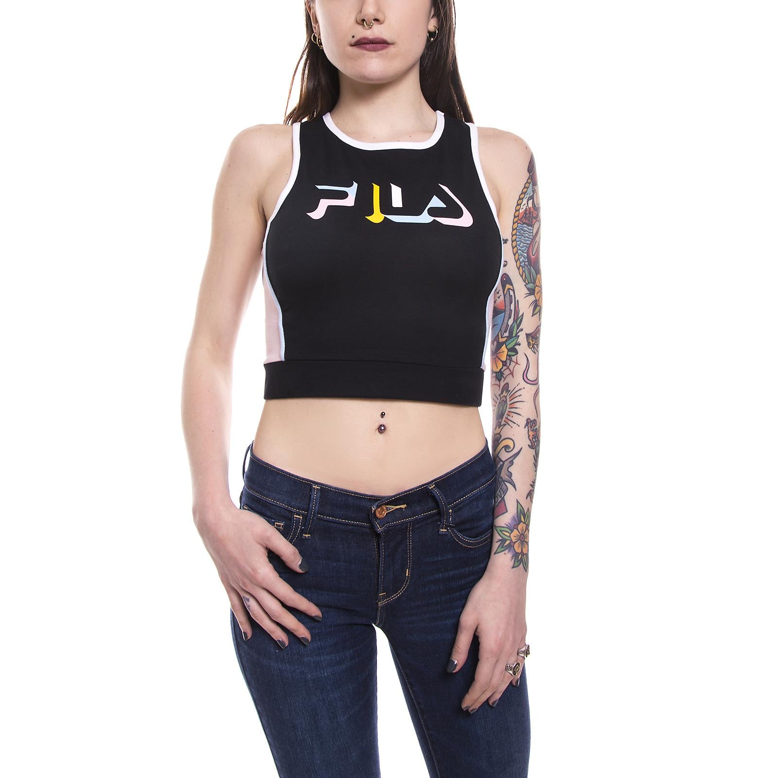 CROP TOP BLACK 76644_4  FILA 