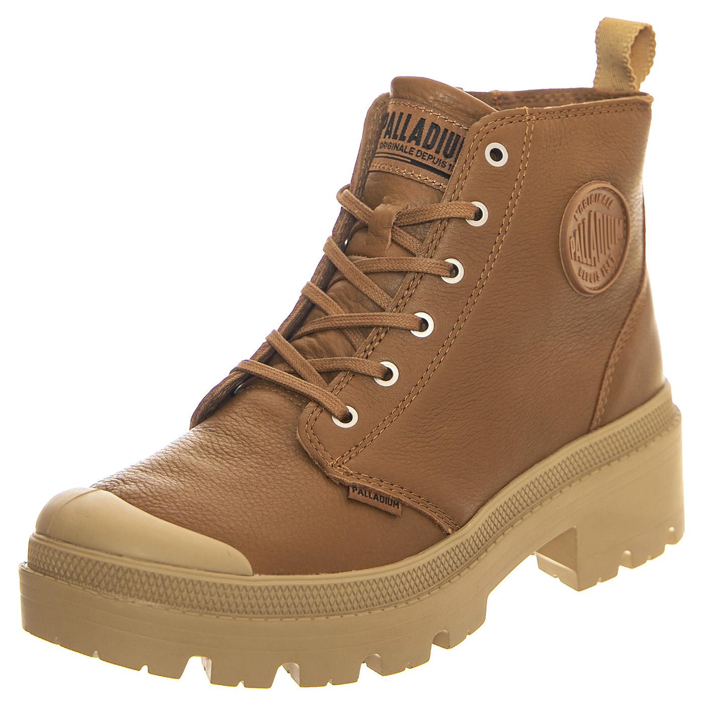 Pallabase Leather Dear Brown - Scarpe Uomo Marroni PAS96905-252-M  PALLADIUM 