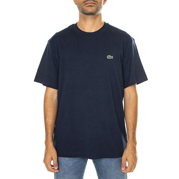 T-Shirt 166 - Maglietta Girocollo Uomo Blu TH7318-166  LACOSTE 