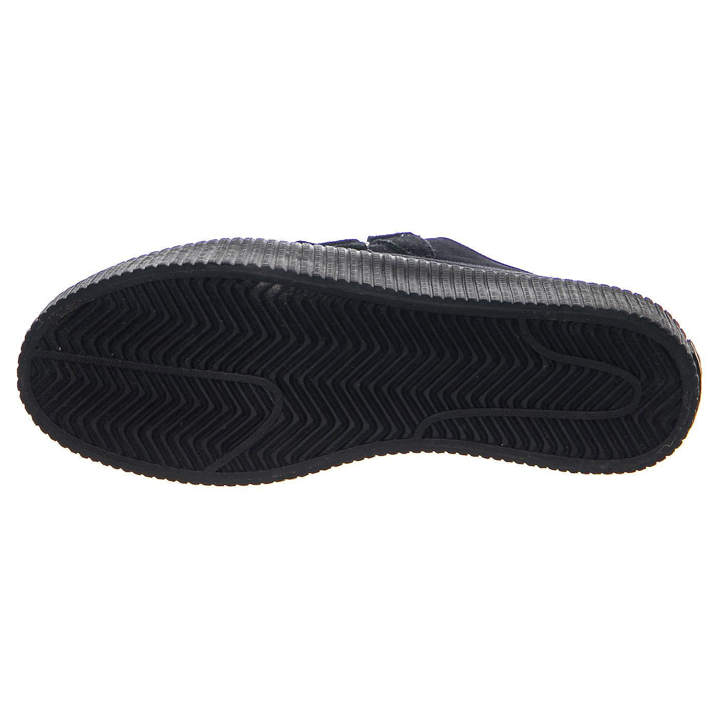 Underground Hoxton Creeper Canvas Black - Scarpe Stringate Profilo Basso Donna Nere 24397_4  UNDERGROUND 