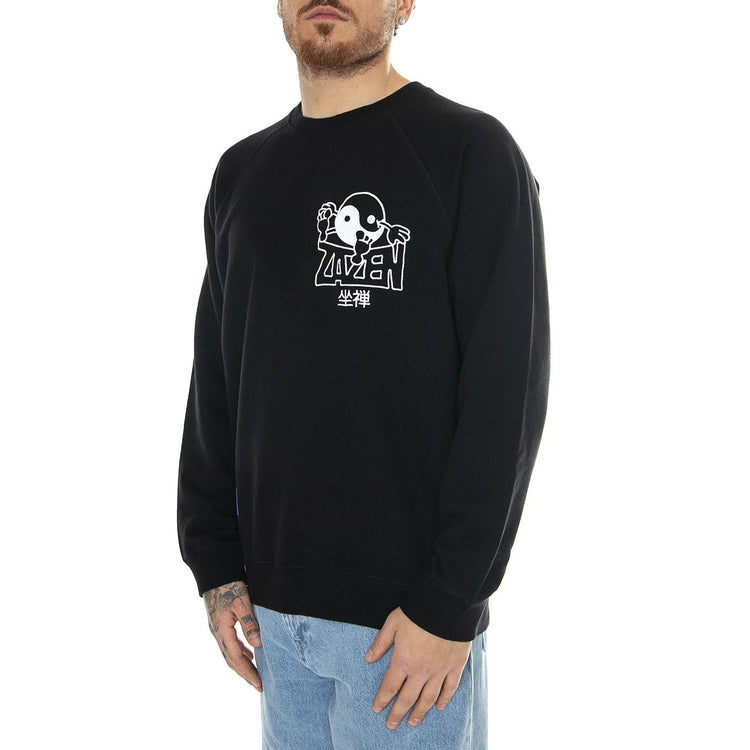 Zazen Sweat Black - Felpa Girocollo Uomo Nera I033472.89.67.  EDWIN 