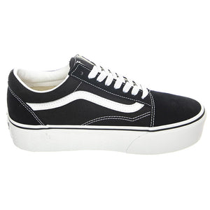 Womens UA Old Skool Stackform SUCV Black / White Lace-Up Shoes VN0A7Q5M6BT1  VANS 