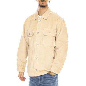 Benny Cord Shirt Jacke Irish Cream - Giacca / Camicia Uomo Beige 121160050 IRC OBEY 