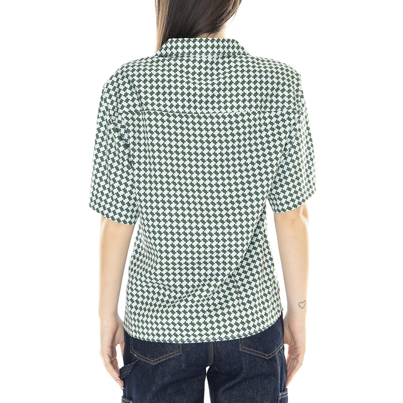 W' Alfie Shirt Houndstooth Geo Eden Print S/S Shirt - Camicia Maniche Corte Donna Multicolore A4576-0003  LEVIS 