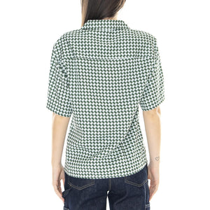 W' Alfie Shirt Houndstooth Geo Eden Print S/S Shirt - Camicia Maniche Corte Donna Multicolore A4576-0003  LEVIS 