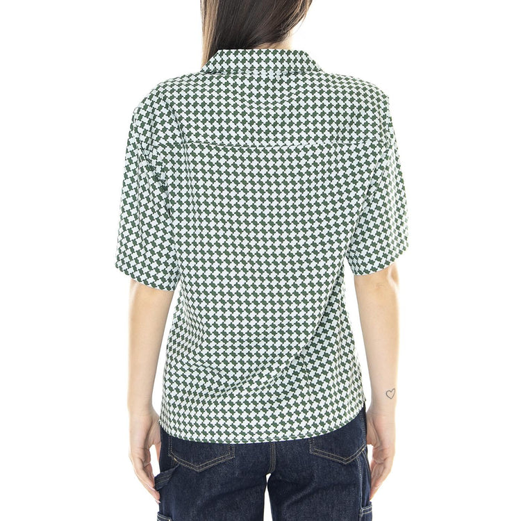 W' Alfie Shirt Houndstooth Geo Eden Print S/S Shirt - Camicia Maniche Corte Donna Multicolore A4576-0003  LEVIS 