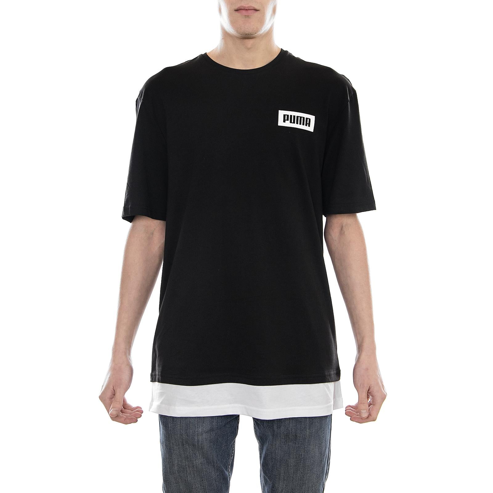 Rebel Tee Cotton Black 85006801  PUMA 