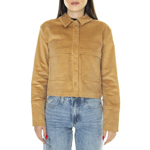 W Utility Cord Shacket Almond Butter - Giacca Donna Marrone NF0A8328I0J1  THE NORTH FACE 