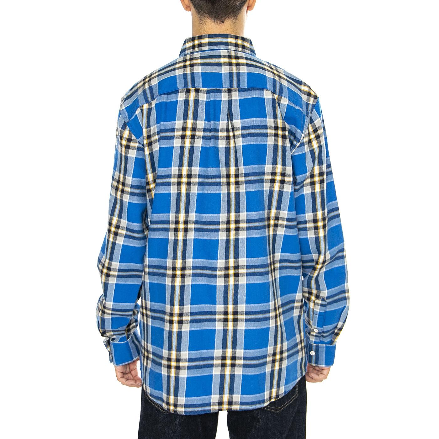 Rinse Blue Shirt - Camicia Uomo Blu 112357736-BLUE  WRANGLER 