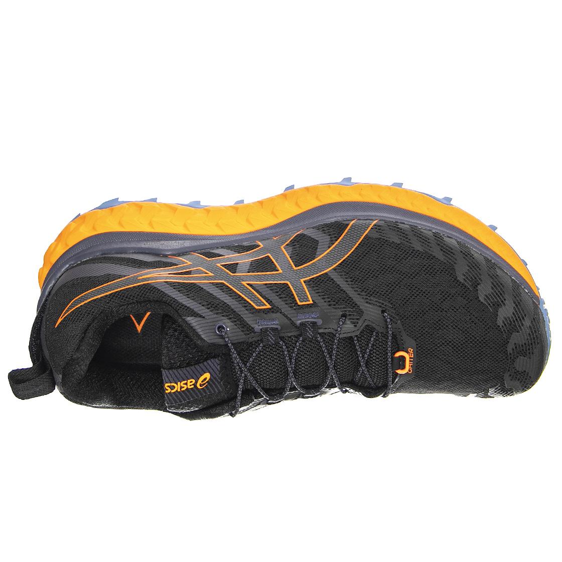 Trabuco Max Black / Shocking Orange - Scarpe Stringate Profilo Basso Uomo Nere 1011B028  ASICS 