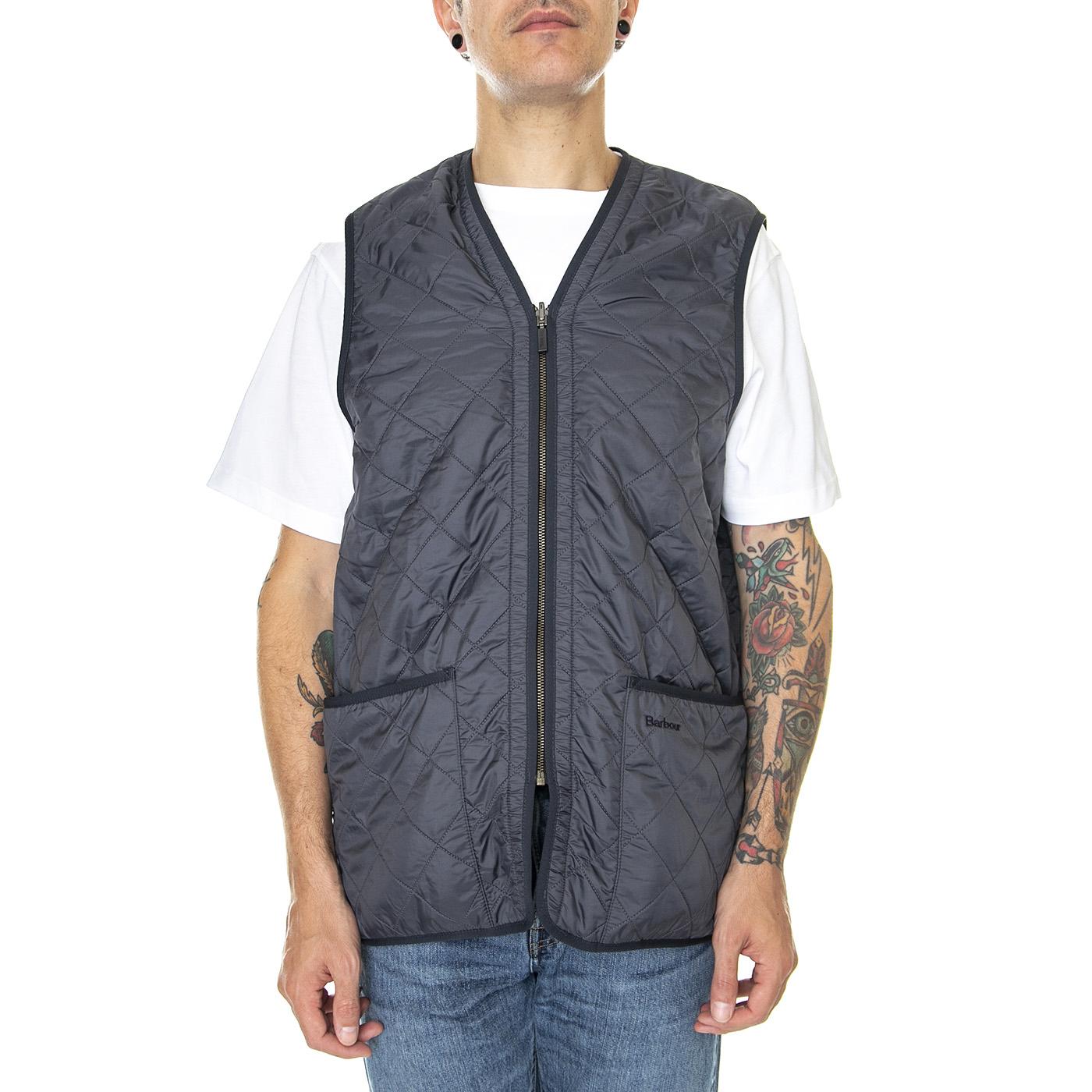 Polarquilt Waistcoat Zip Liner Navy - Giacca Smanicata Uomo Blu 222MMLI0002-NY91  BARBOUR 