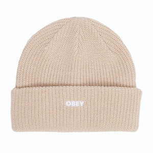 Future Beanie Silver Grey - Cappellino Beige in Maglia 100030163 SIG OBEY 