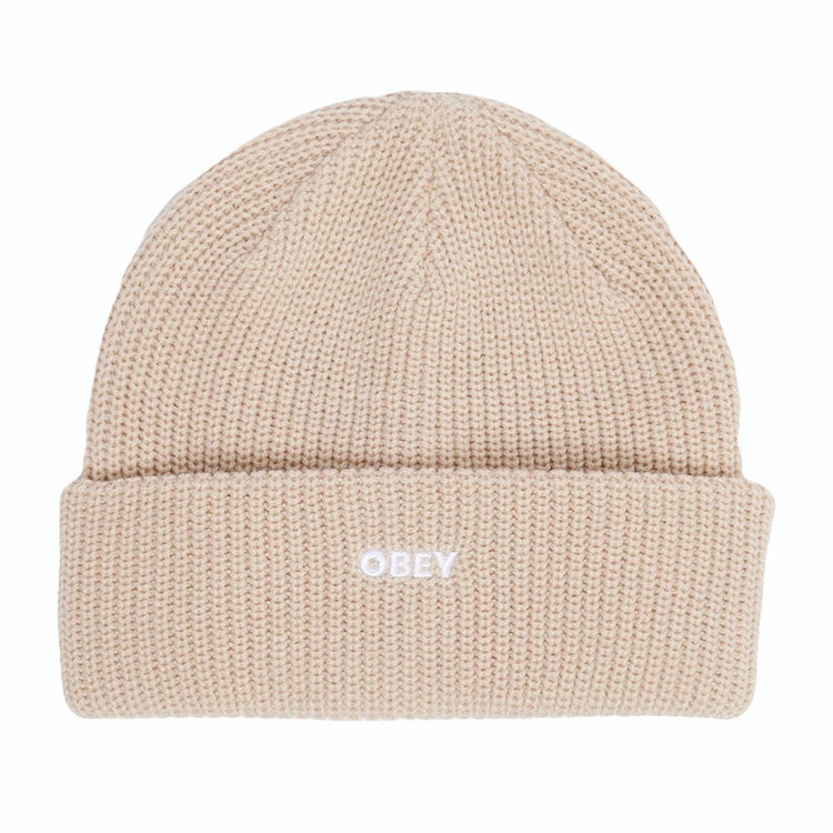Future Beanie Silver Grey - Cappellino Beige in Maglia 100030163 SIG OBEY 