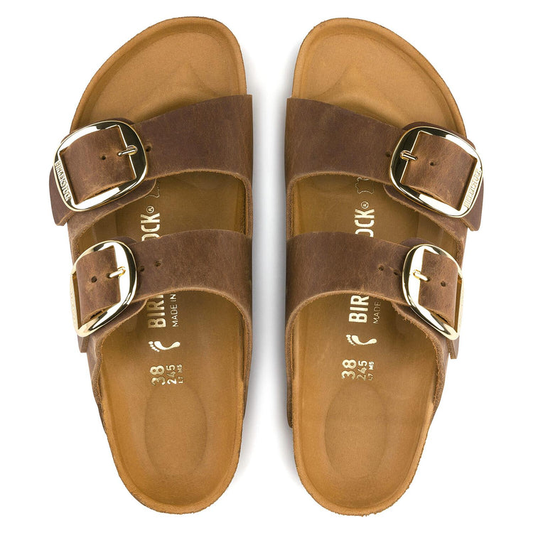 Arizona Big Buckle Sandals - Cognac - Sandali Donna Marroni - Calzata Normale 1011073  BIRKENSTOCK 