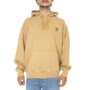 Hooded Vista Sweat Dusty H Brown garment dyed - Felpa con Cappuccio Uomo Marrone I029523-07EGD  CARHARTT WIP 